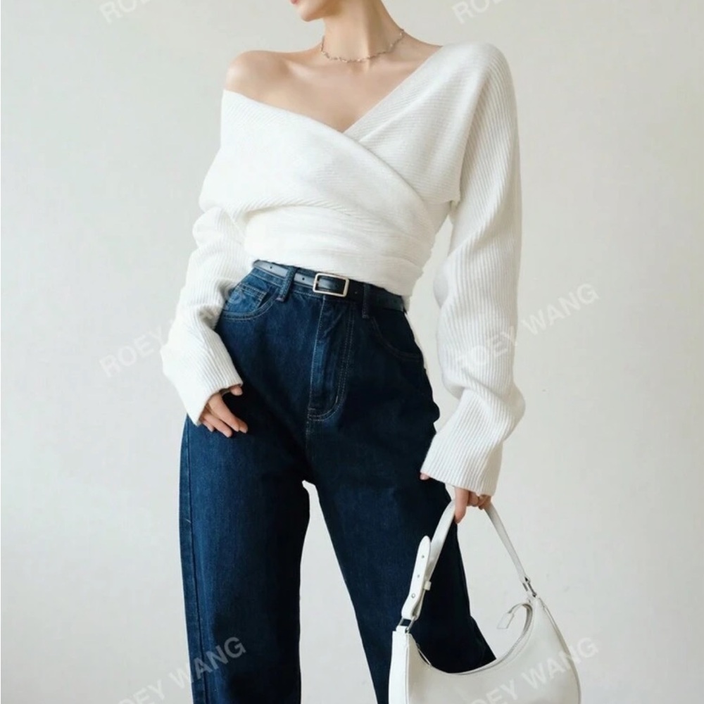 Women's White Sweater